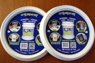 BucketGrip-WHITE-2 Pack BEST VALUE! SAME SHIPPING COST AS 1