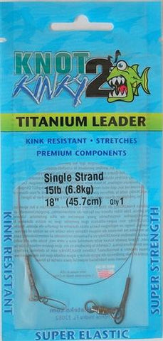 Knot 2 Kinky Pre-Made Titanium Leaders